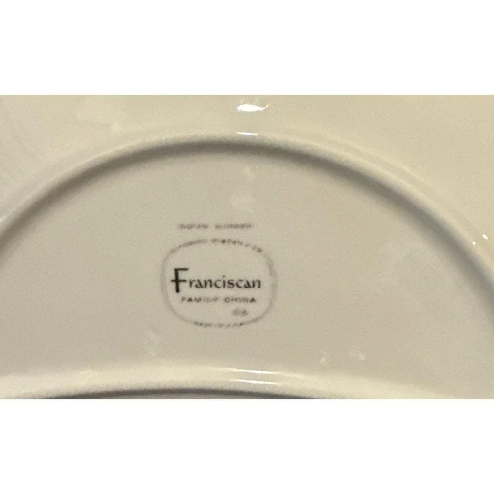 Franciscan Indian Summer Fall Leaves Set Of 4 Crescent Plates‎ Plate Vintage 8